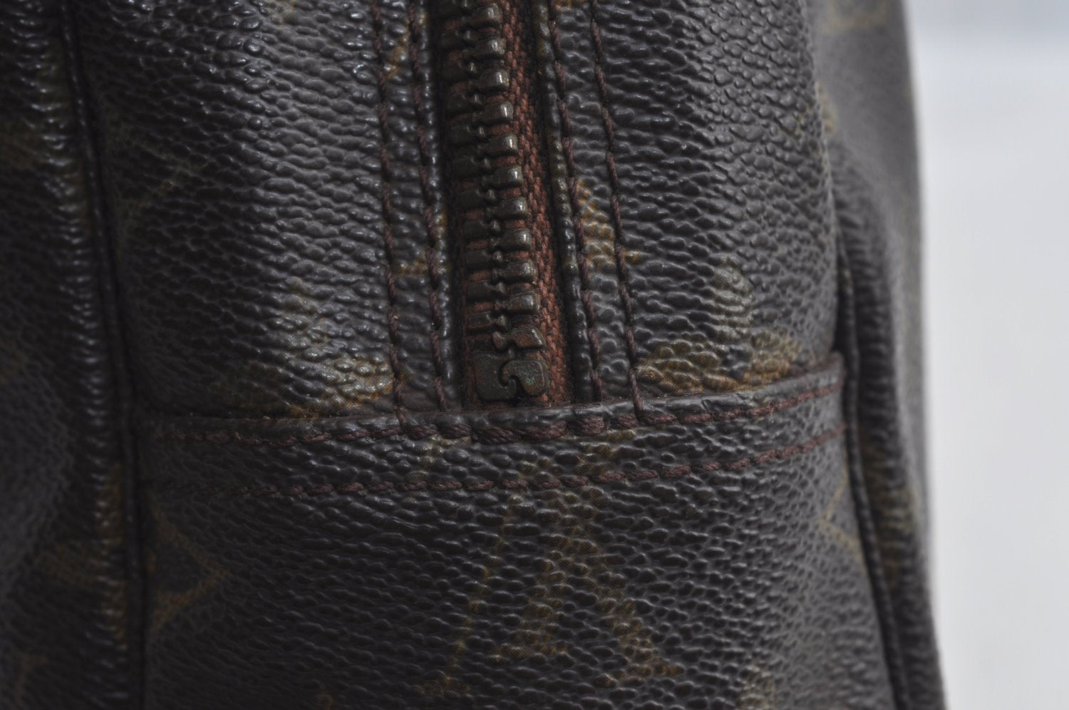 Auth Louis Vuitton Monogram Trousse Toilette 28 Clutch Bag M47522 LV Junk K5039