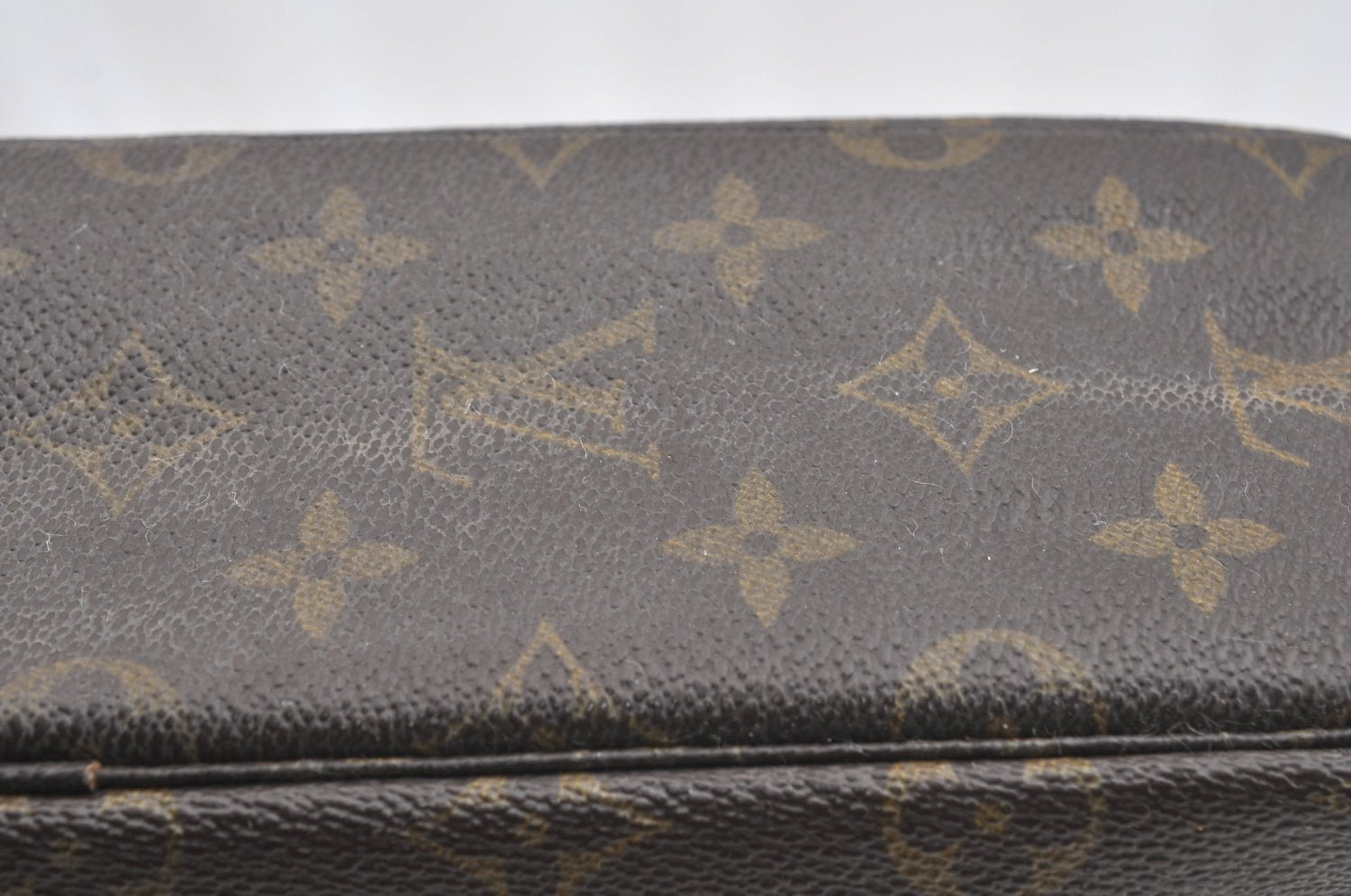 Auth Louis Vuitton Monogram Trousse Toilette 28 Clutch Bag M47522 LV Junk K5039