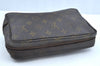Authentic Louis Vuitton Monogram Trousse Toilette 23 Clutch Hand Bag Junk K5043
