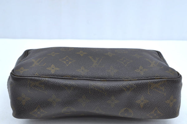 Authentic Louis Vuitton Monogram Trousse Toilette 23 Clutch Hand Bag Junk K5043