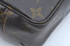 Authentic Louis Vuitton Monogram Trousse Toilette 23 Clutch Hand Bag Junk K5043