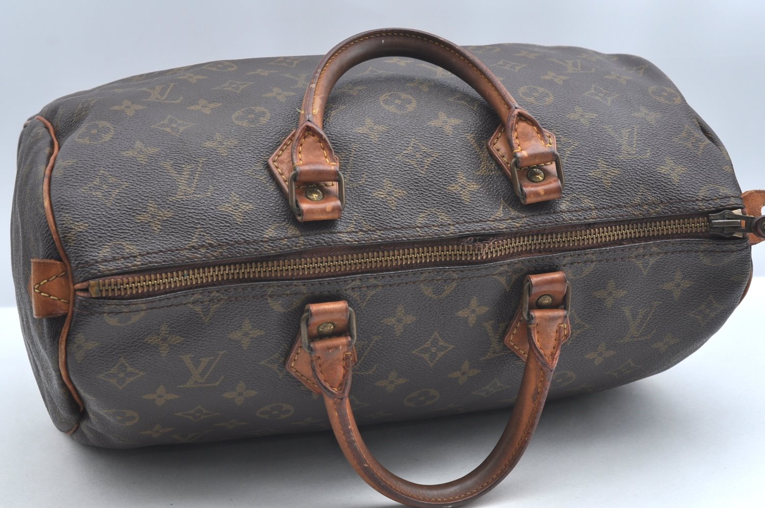 Authentic Louis Vuitton Monogram Speedy 35 Hand Boston Bag Old Model LV K5044