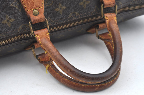 Auth Louis Vuitton Monogram Speedy 35 Hand Boston Bag M41524 LV Old Model K5045