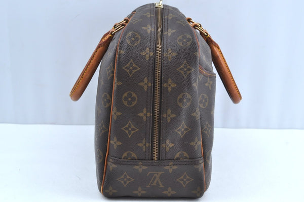 Authentic Louis Vuitton Monogram Deauville Hand Bag M47270 LV K5048