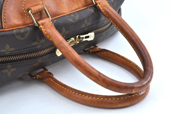 Authentic Louis Vuitton Monogram Deauville Hand Bag M47270 LV K5048