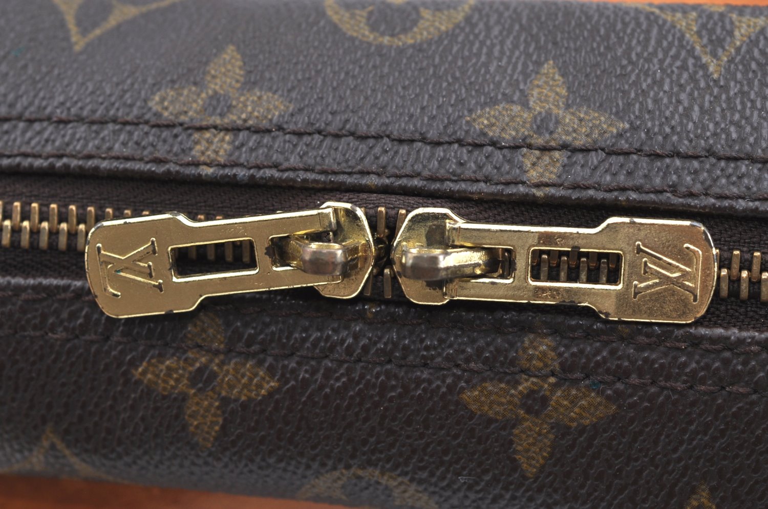 Authentic Louis Vuitton Monogram Deauville Hand Bag M47270 LV K5048