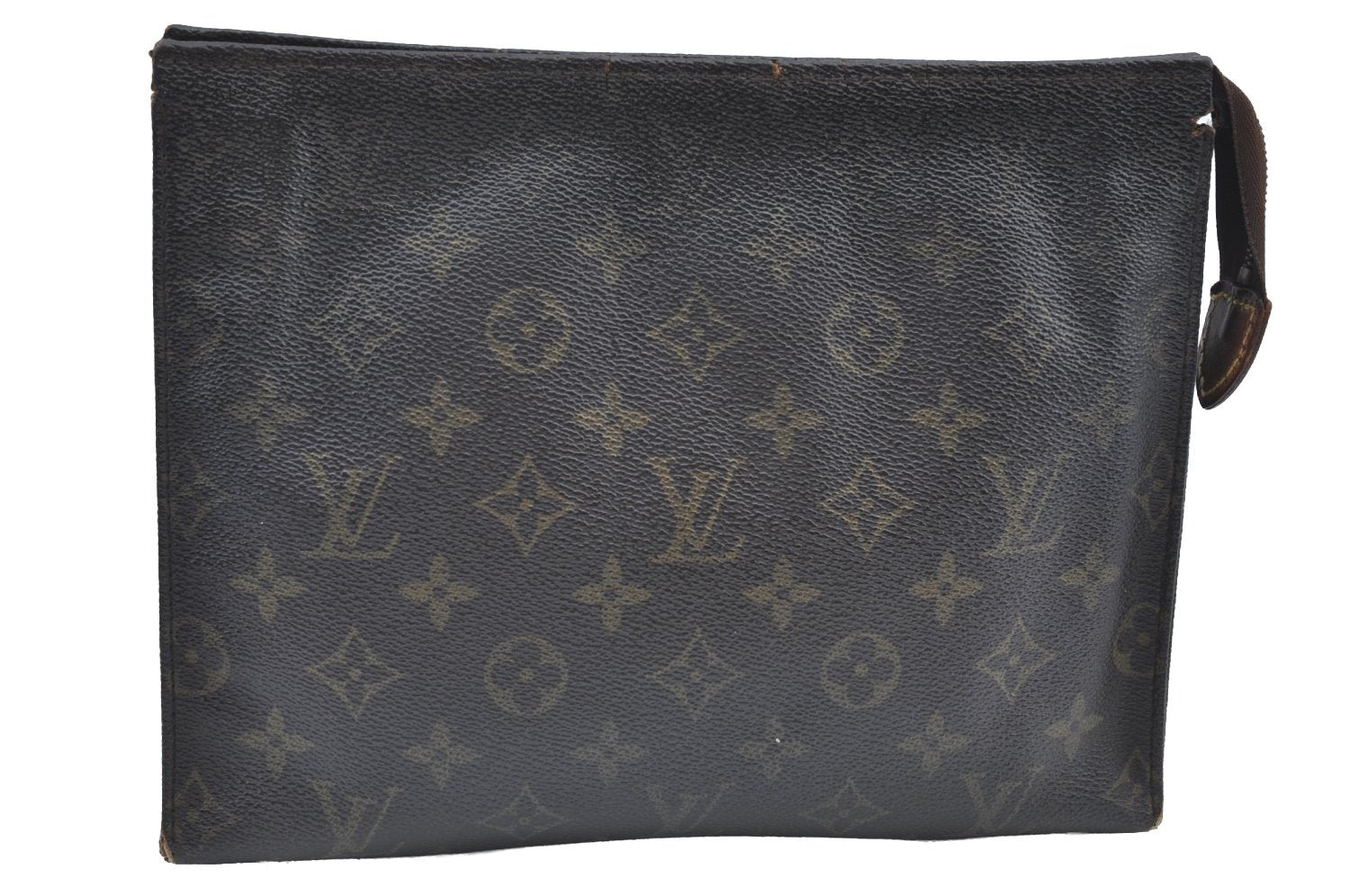 Authentic Louis Vuitton Monogram Poche Toilette 26 M47542 Cosmetics Pouch K5050