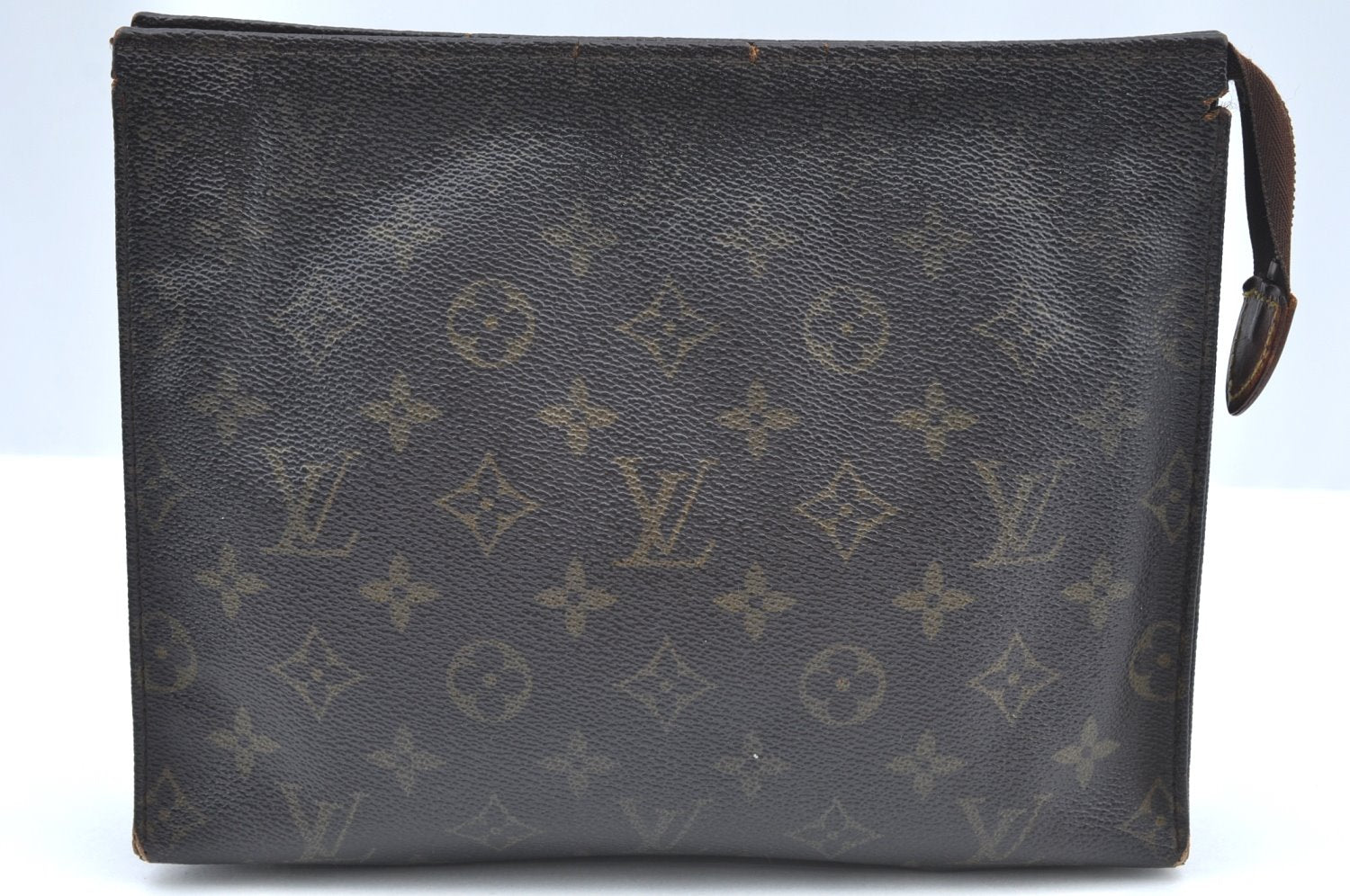 Authentic Louis Vuitton Monogram Poche Toilette 26 M47542 Cosmetics Pouch K5050