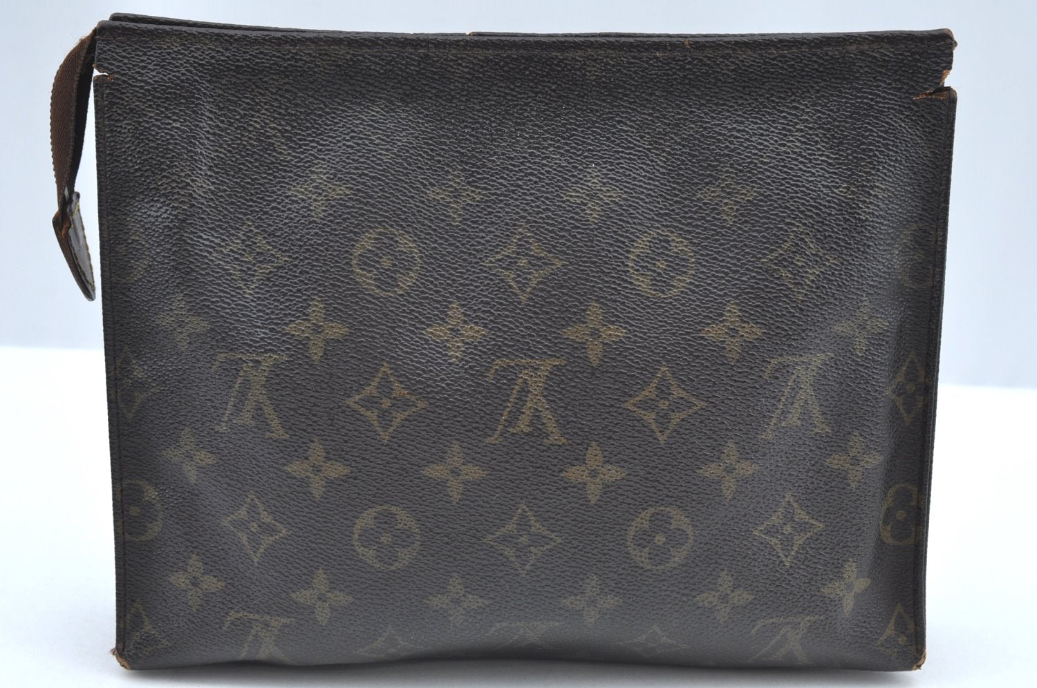 Authentic Louis Vuitton Monogram Poche Toilette 26 M47542 Cosmetics Pouch K5050