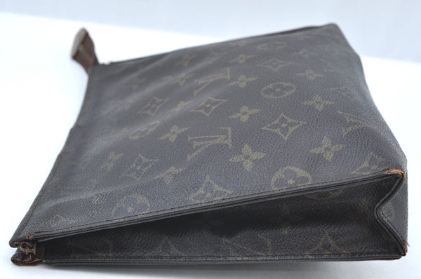 Authentic Louis Vuitton Monogram Poche Toilette 26 M47542 Cosmetics Pouch K5050