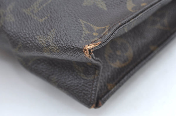 Authentic Louis Vuitton Monogram Poche Toilette 26 M47542 Cosmetics Pouch K5050