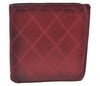 Authentic CHANEL Lamb Skin Bicolore Bifold Wallet Purse Red CC K5054