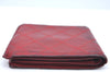 Authentic CHANEL Lamb Skin Bicolore Bifold Wallet Purse Red CC K5054