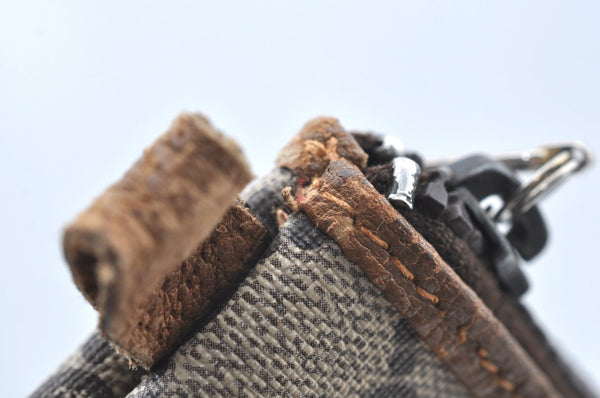 Authentic GUCCI GG Plus Clutch Hand Bag Purse PVC Leather Brown K5055