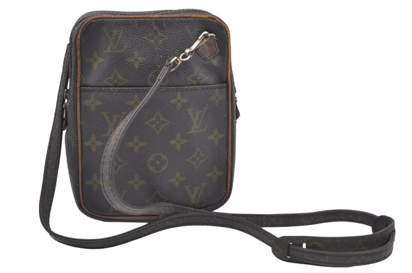 Auth Louis Vuitton Monogram Danube Shoulder Cross Bag Old Model LV Junk K5056