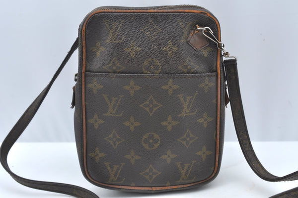 Auth Louis Vuitton Monogram Danube Shoulder Cross Bag Old Model LV Junk K5056