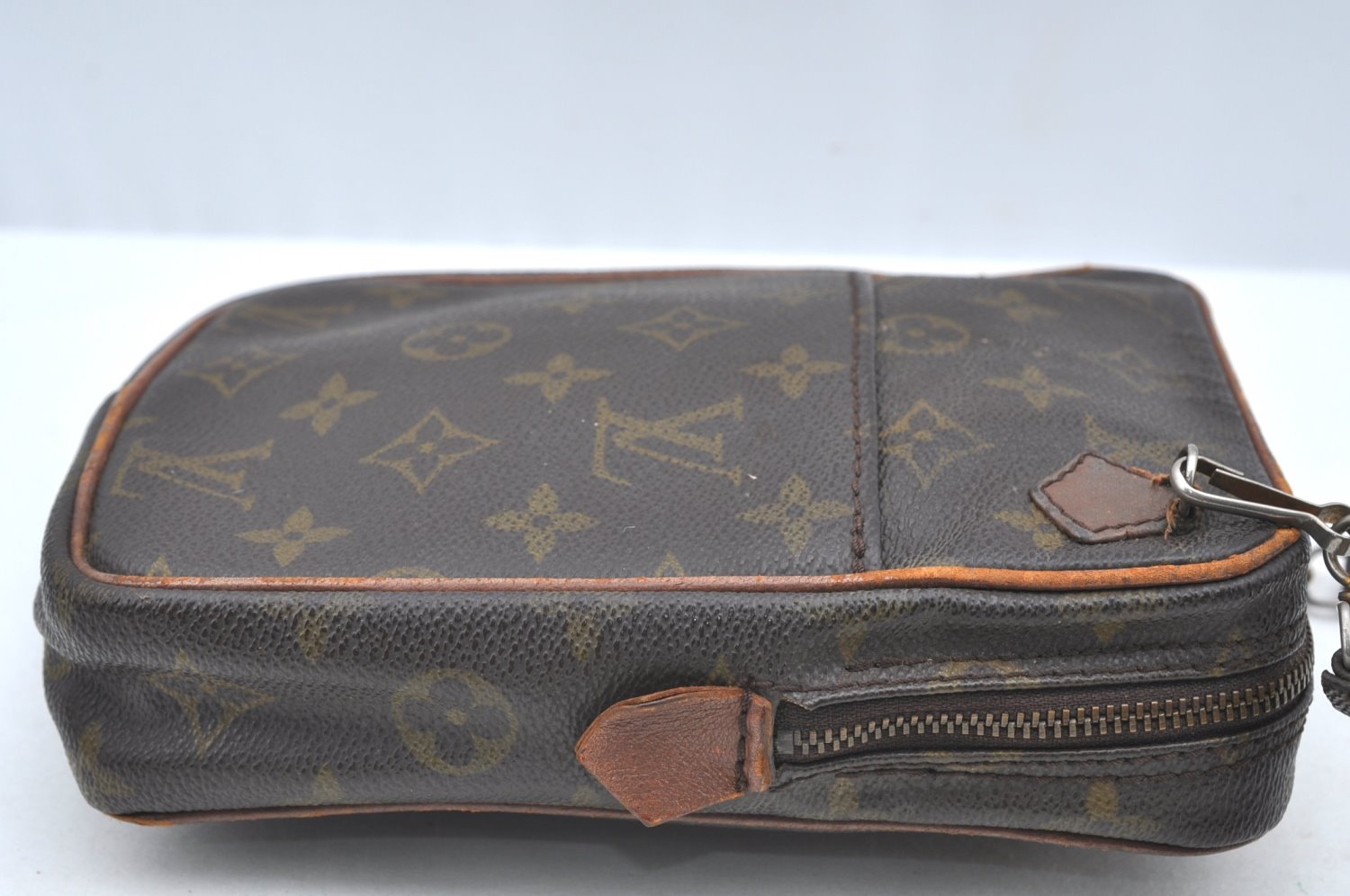 Auth Louis Vuitton Monogram Danube Shoulder Cross Bag Old Model LV Junk K5056