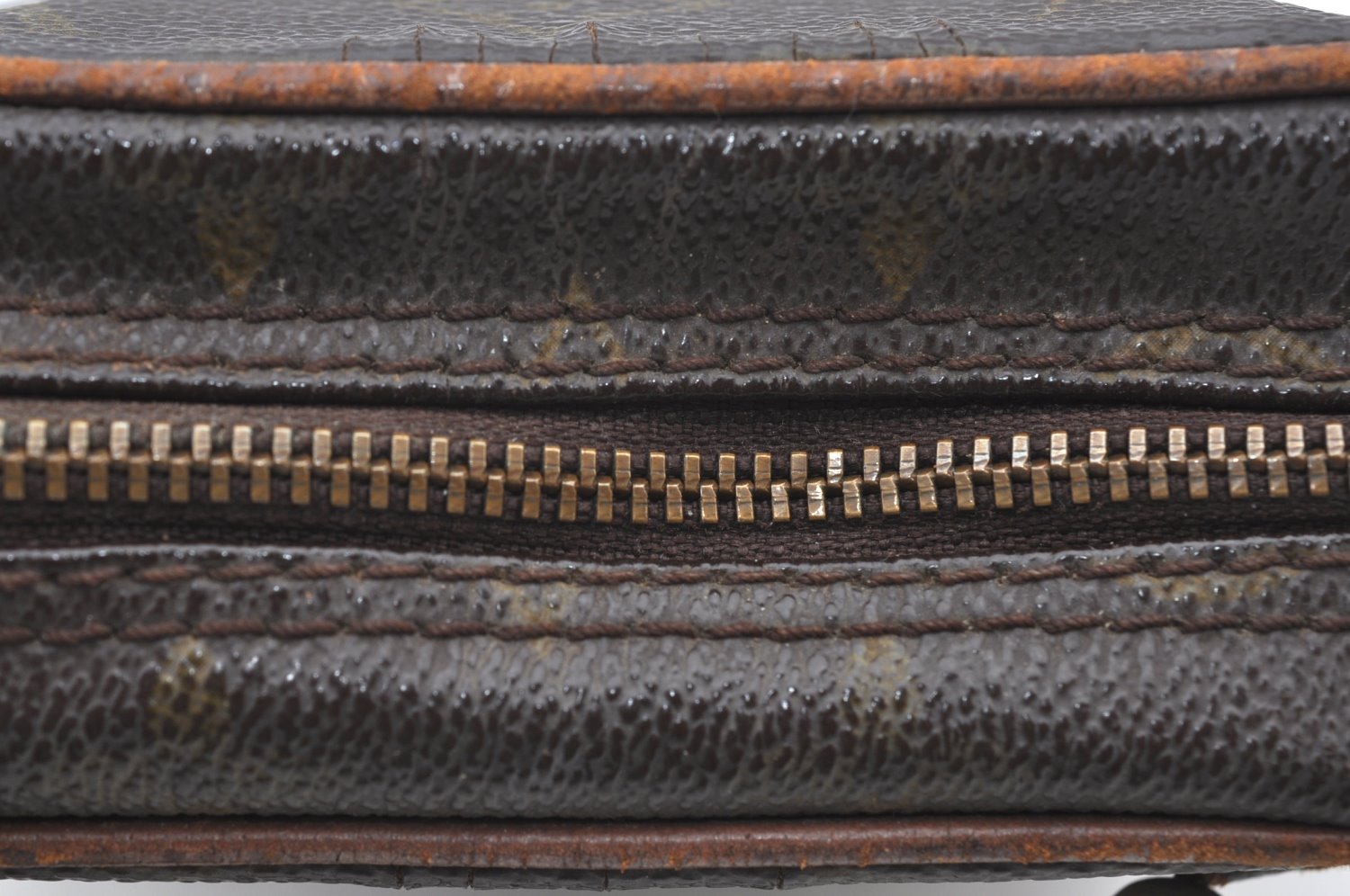 Auth Louis Vuitton Monogram Danube Shoulder Cross Bag Old Model LV Junk K5056