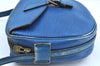 Authentic Louis Vuitton Epi Jeune Fille Shoulder Cross Bag Blue M52155 LV K5057