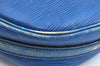Authentic Louis Vuitton Epi Jeune Fille Shoulder Cross Bag Blue M52155 LV K5057