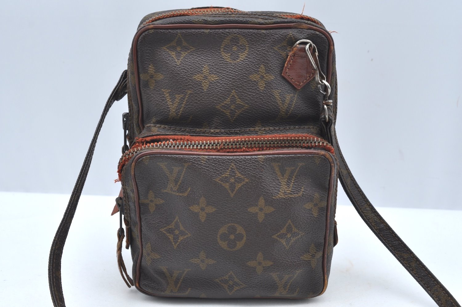 Auth Louis Vuitton Monogram Amazone Shoulder Cross Body Bag Old Model Junk K5058