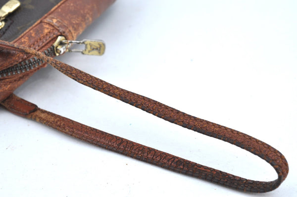 Authentic Louis Vuitton Monogram Pochette Sport Clutch Bag Old Model Junk K5061