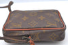 Auth Louis Vuitton Monogram Mini Poche Danube Shoulder Cross Bag Old Model K5065
