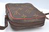 Auth Louis Vuitton Monogram Mini Poche Danube Shoulder Cross Bag Old Model K5065