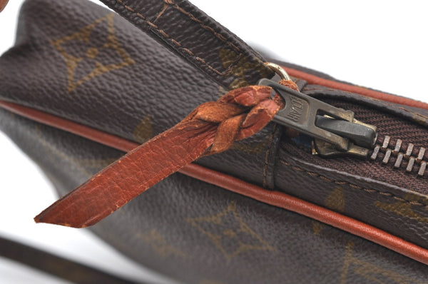 Auth Louis Vuitton Monogram Mini Poche Danube Shoulder Cross Bag Old Model K5065