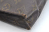 Auth Louis Vuitton Monogram Poche Toilette 26 Cosmetics Pouch Old Model LV K5066