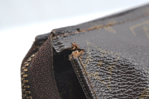 Auth Louis Vuitton Monogram Poche Toilette 26 Cosmetics Pouch Old Model LV K5066