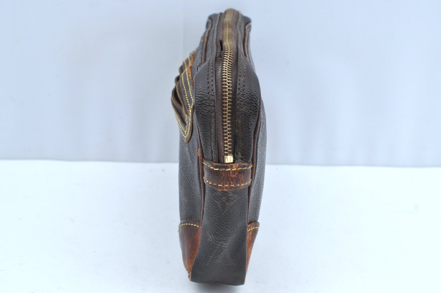 Auth Louis Vuitton Monogram Marly Dragonne GM Clutch Bag Old Model LV Junk K5070