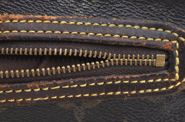 Auth Louis Vuitton Monogram Marly Dragonne GM Clutch Bag Old Model LV Junk K5070