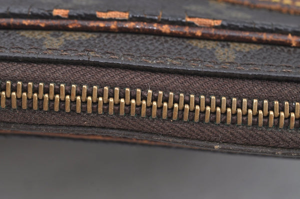 Auth Louis Vuitton Monogram Marly Dragonne GM Clutch Bag Old Model LV Junk K5070