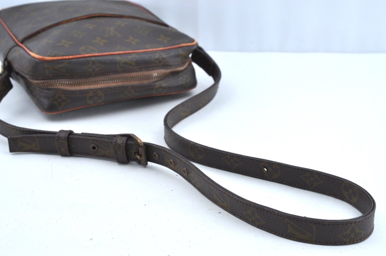 Auth Louis Vuitton Monogram Petit Marceau Shoulder Cross Bag Old Model LV K5071