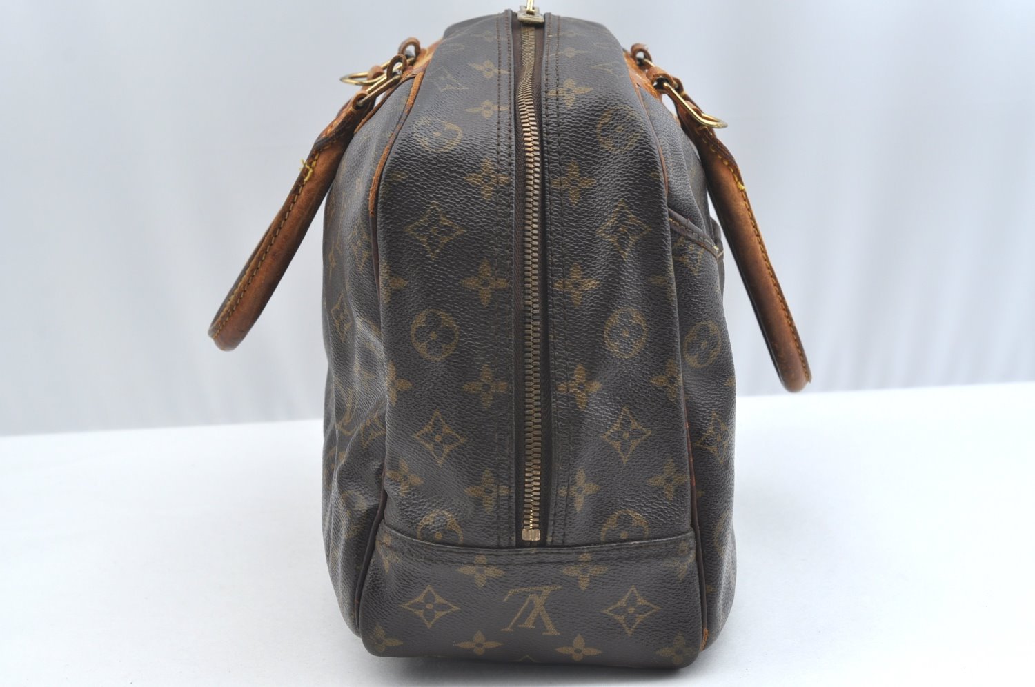 Authentic Louis Vuitton Monogram Deauville Hand Bag M47270 LV K5073