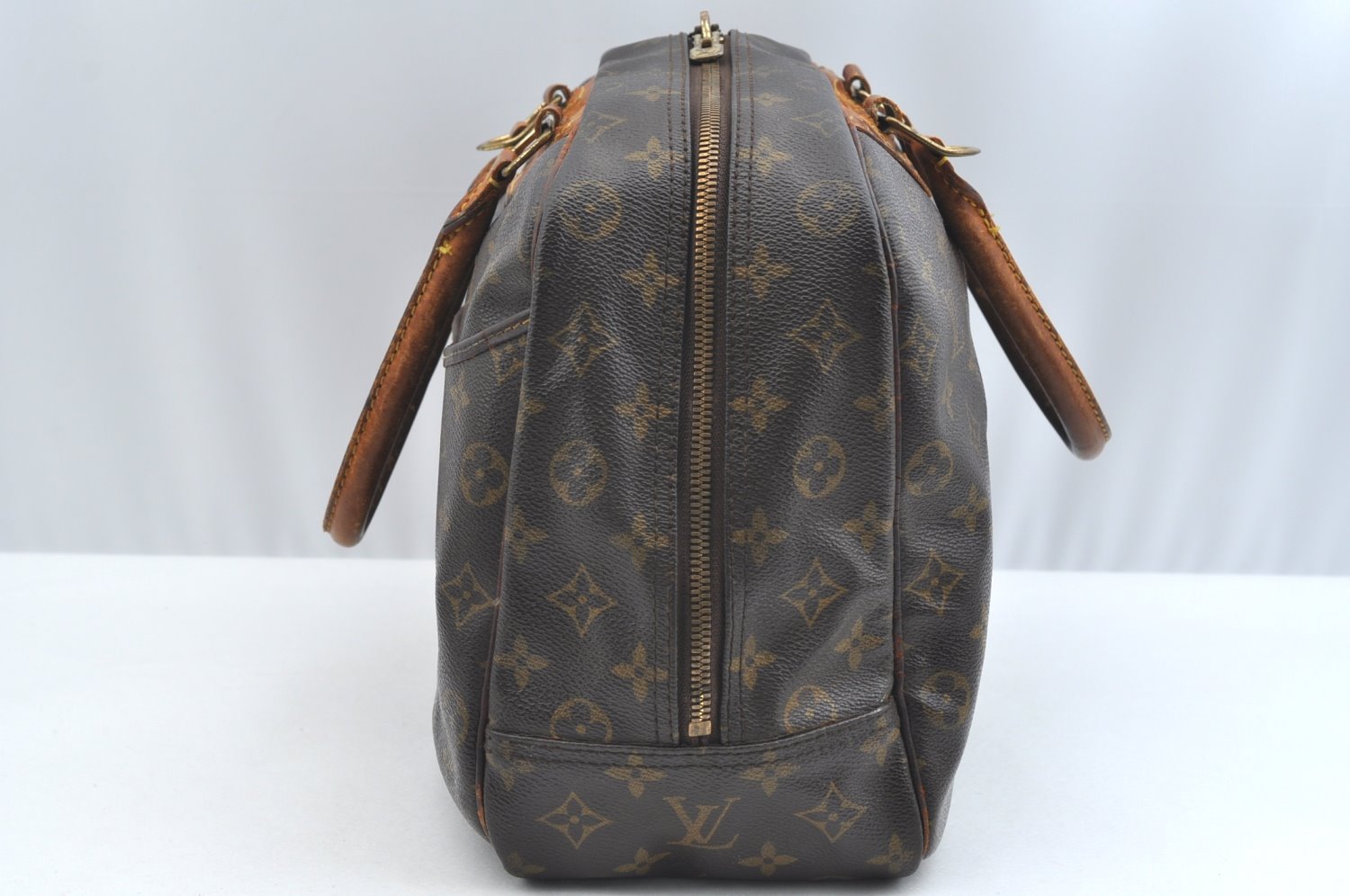 Authentic Louis Vuitton Monogram Deauville Hand Bag M47270 LV K5073