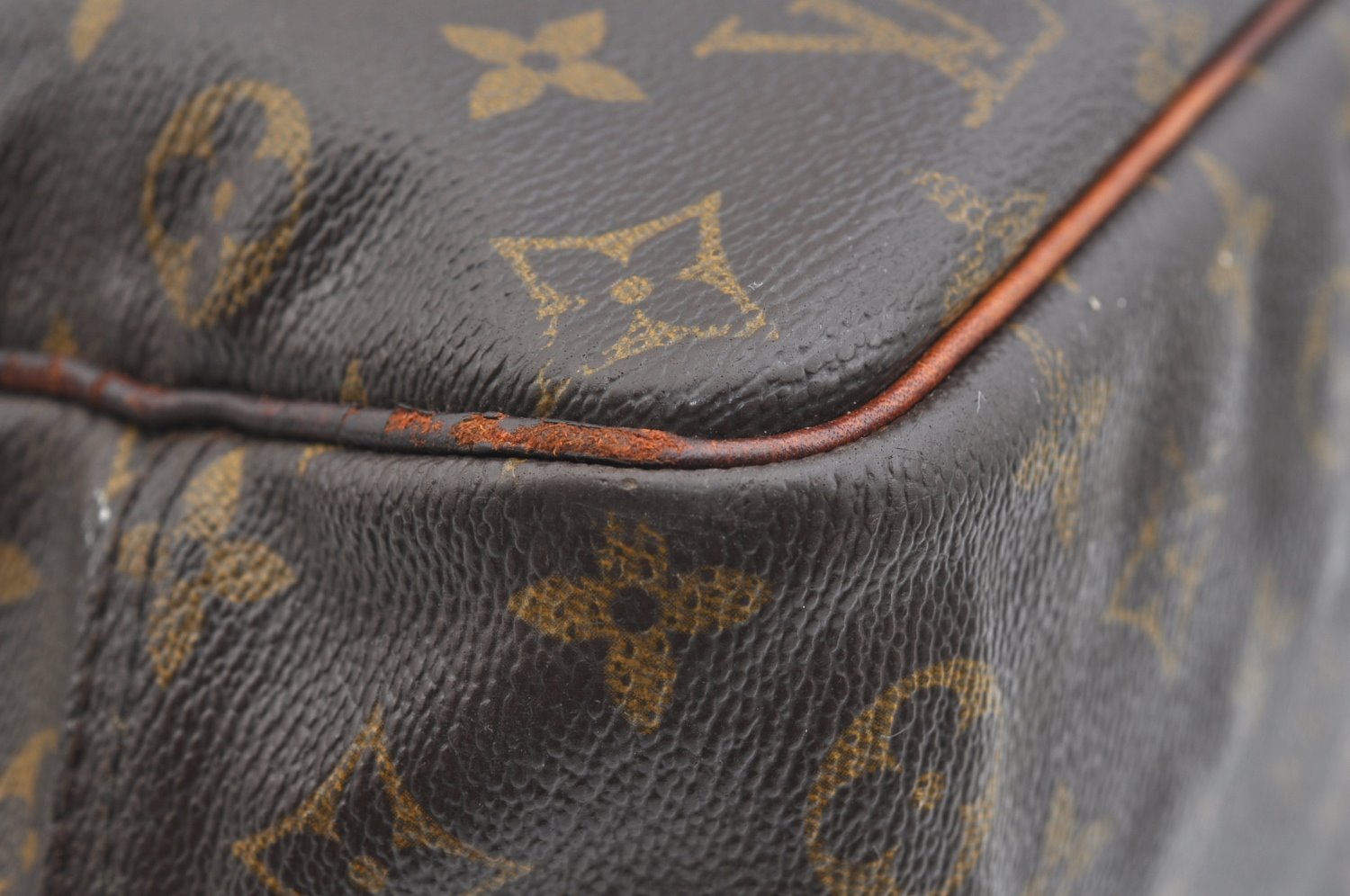 Authentic Louis Vuitton Monogram Deauville Hand Bag M47270 LV K5073