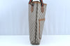 Authentic GUCCI Web Sherry Line GG Plus Tote Bag GG PVC Leather Brown K5081