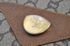 Authentic GUCCI Web Sherry Line GG Plus Tote Bag GG PVC Leather Brown K5081