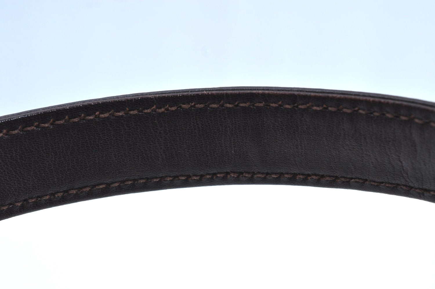 Authentic GUCCI Vintage Shoulder Hand Bag Purse Leather Brown K5082