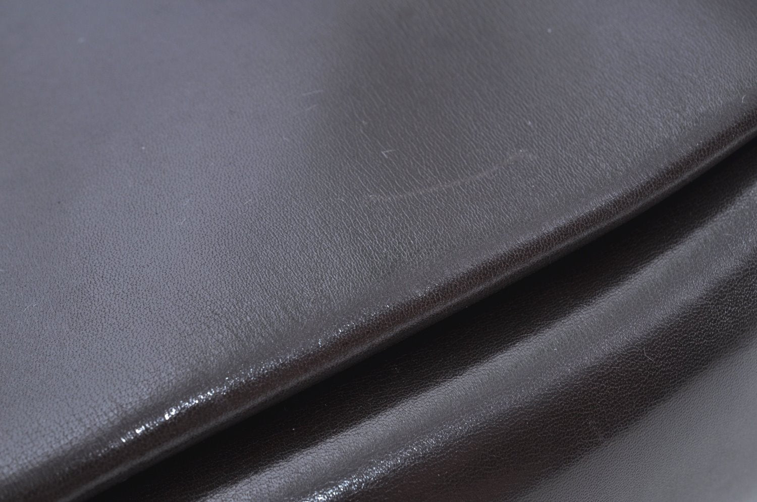 Authentic GUCCI Vintage Shoulder Hand Bag Purse Leather Brown K5082