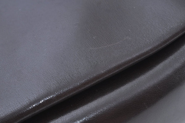 Authentic GUCCI Vintage Shoulder Hand Bag Purse Leather Brown K5082