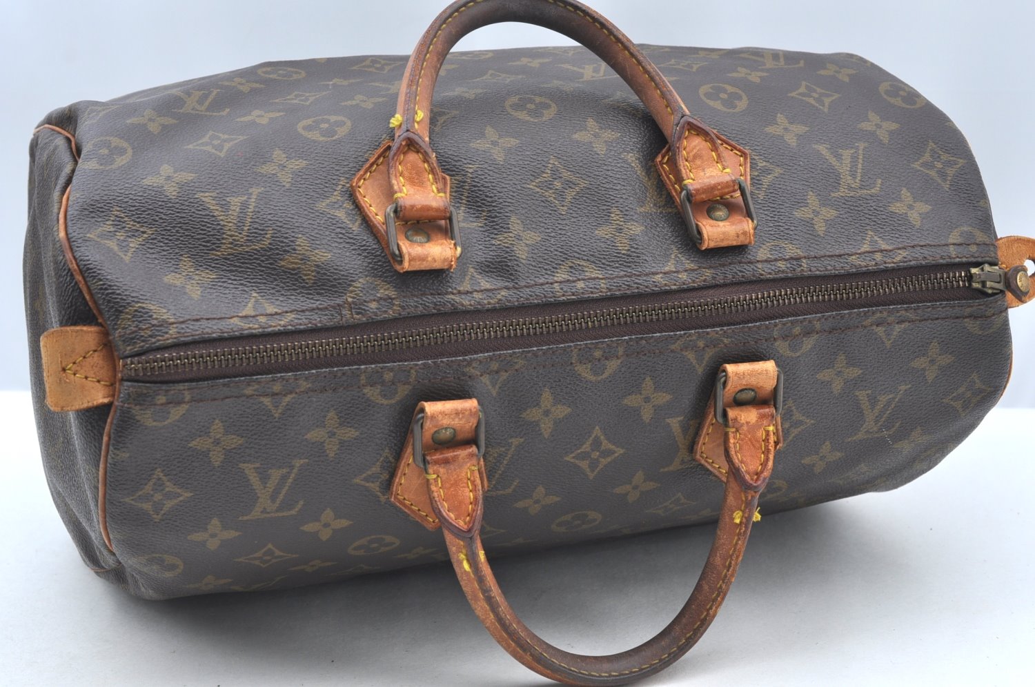 Authentic Louis Vuitton Monogram Speedy 35 Hand Boston Bag Old Model LV K5085