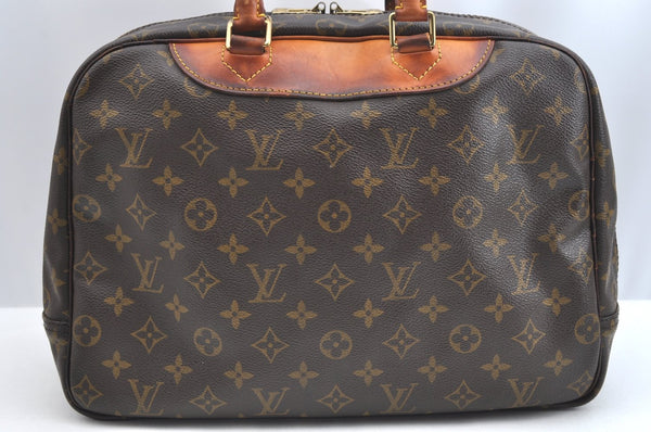 Authentic Louis Vuitton Monogram Deauville Hand Bag M47270 LV K5095