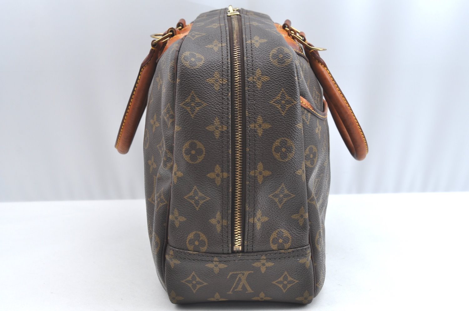 Authentic Louis Vuitton Monogram Deauville Hand Bag M47270 LV K5095