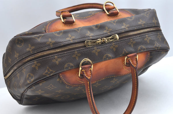 Authentic Louis Vuitton Monogram Deauville Hand Bag M47270 LV K5095