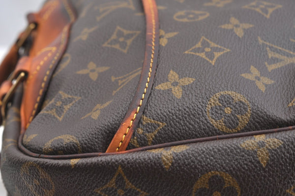 Authentic Louis Vuitton Monogram Deauville Hand Bag M47270 LV K5095
