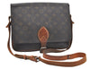 Authentic Louis Vuitton Monogram Cartouchiere GM Shoulder Bag Old Model LV K5096