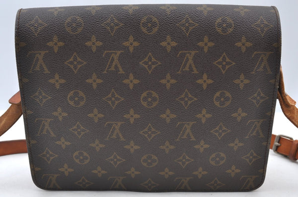 Authentic Louis Vuitton Monogram Cartouchiere GM Shoulder Bag Old Model LV K5096